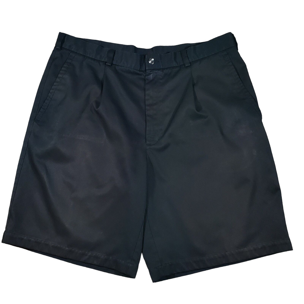Nike Golf Men’s Size 38 Fit Dry Shorts Performance Black Pleated 198589-010 EUC